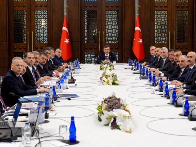 Ekonomi Koordinasyon Kurulu, Cumhurbaşkanı Yardımcısı Yılmaz başkanlığında toplandı