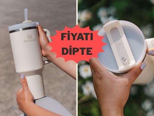 Yazın vazge&ccedil;ilmezi Stanley Quencher termosta indirim var!