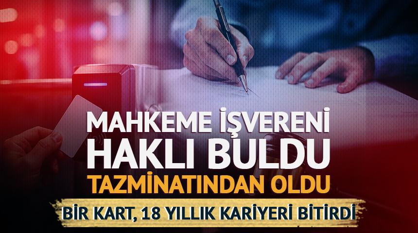 Hilekar iş&ccedil;iye tazminat yok