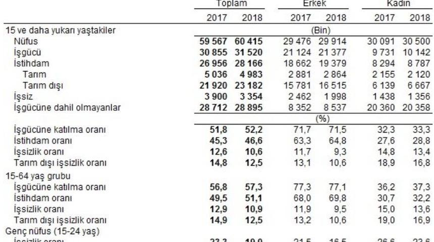 İşsizlik Şubat döneminde yüzde 10.6 ile çift hanede