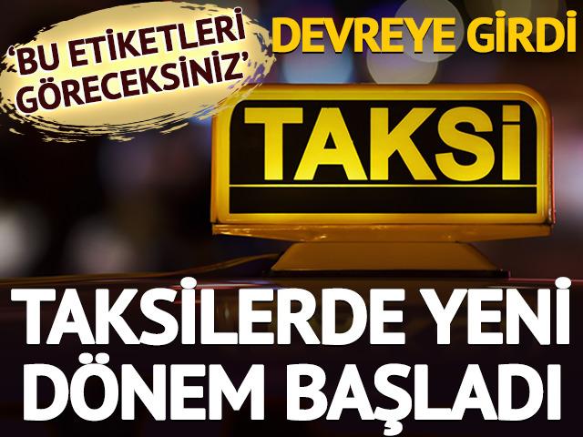 Taksilerde yeni d&ouml;nem başladı: M&uuml;şteri i&ccedil;in uygulama devrede