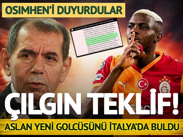 İtalyanlar duyurdu! Galatasaray'da Osimhen gidiyor, Vlahovic geliyor