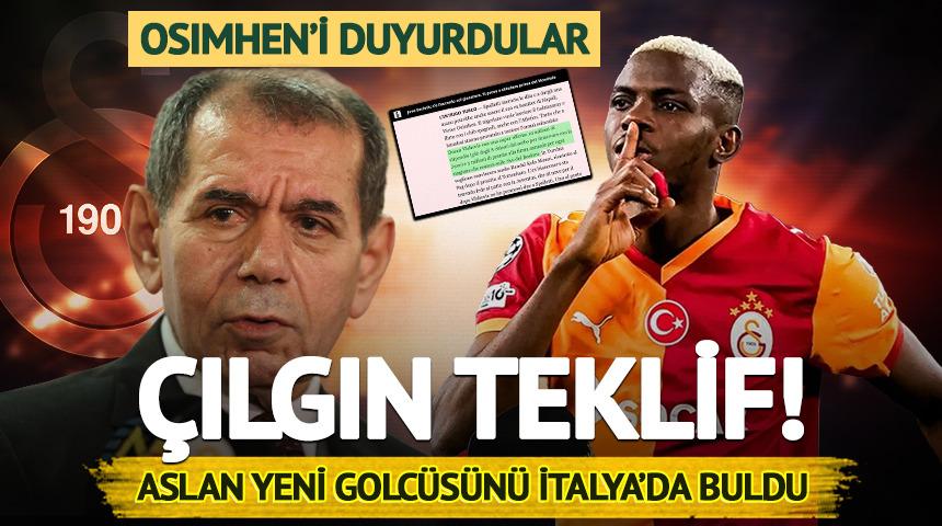 İtalyanlar duyurdu! Galatasaray'da Osimhen gidiyor, Vlahovic geliyor