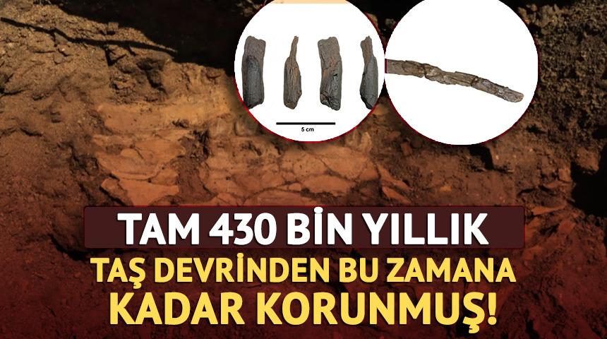 Taş devrinden bu zamana kadar korunmuş! Tam 430 bin yıllık