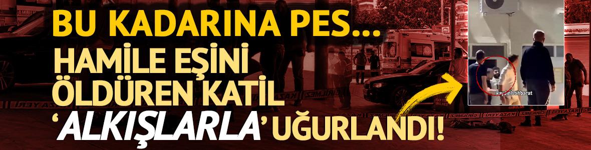 Aldatıldığını d&uuml;ş&uuml;nd&uuml;, hamile eşi ve yanındaki kişiyi katletti! Alkışlarla cezaevine yollandı...
