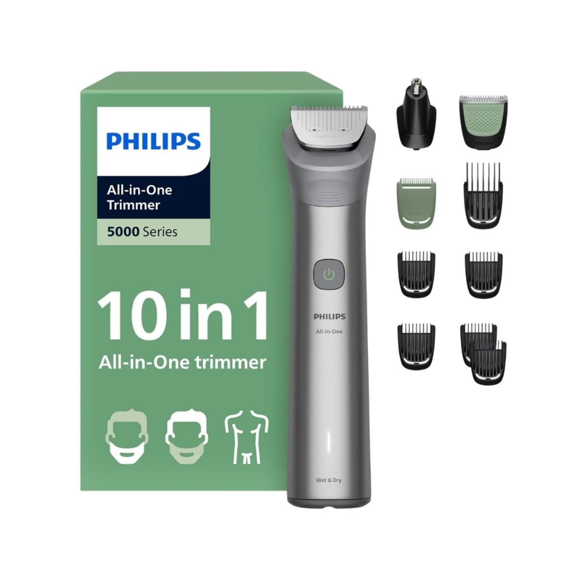 Kişisel bakımda eksiksiz çözüm: Philips 10’u 1 Arada Bakım Seti indirimde 1