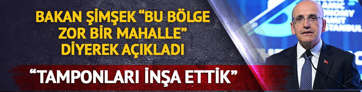 Bakan Şimşek: "Dış şok olmasaydı enflasyon y&uuml;zde 20 civarındaydı"