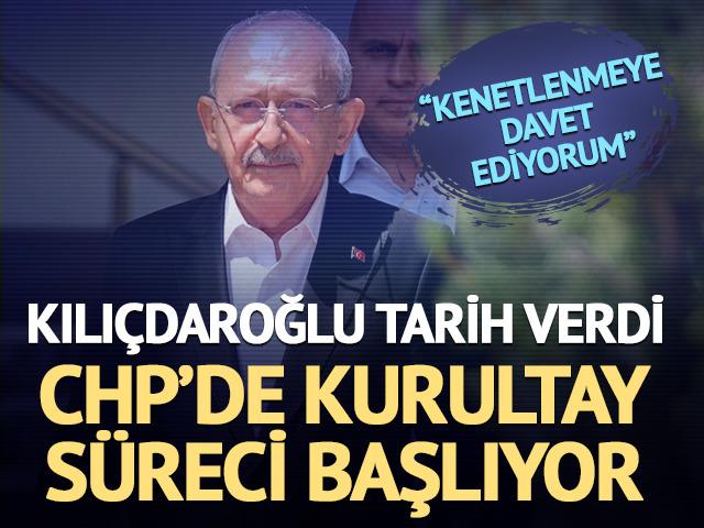 Kılı&ccedil;daroğlu tarih verdi: "Kurultay s&uuml;recimizi başlatıyoruz"