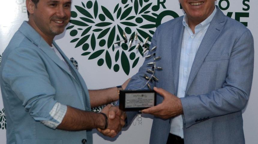 Otel bahçesindeki asırlık zeytin ağaçlarından ödüllü zeytinyağı