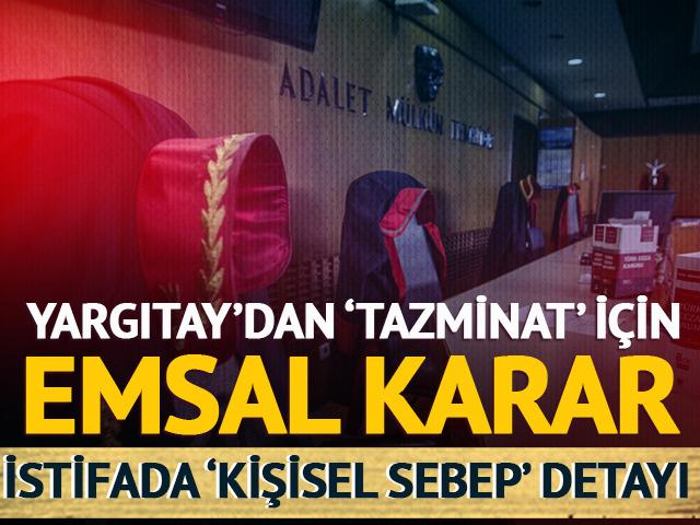 Kişisel sebeple istifa eden iş&ccedil;iye tazminat şoku