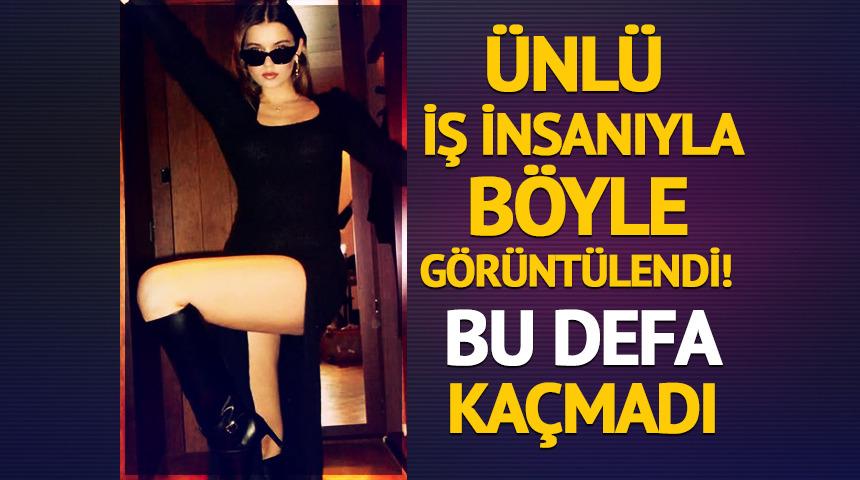 &Uuml;nl&uuml; iş adamıyla b&ouml;yle g&ouml;r&uuml;nt&uuml;lendi! Bu defa ka&ccedil;madı 