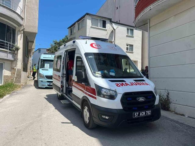 Sinop’ta motosiklet kazası: 1 yaralı 2