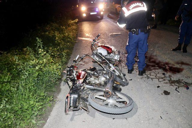 Düzce'de motosiklet kazası: 1'i ağır 3 yaralı<br />

