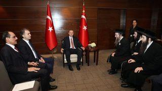 Erdoğan Londra'da Musevi Cemaati üyelerini kabul etti