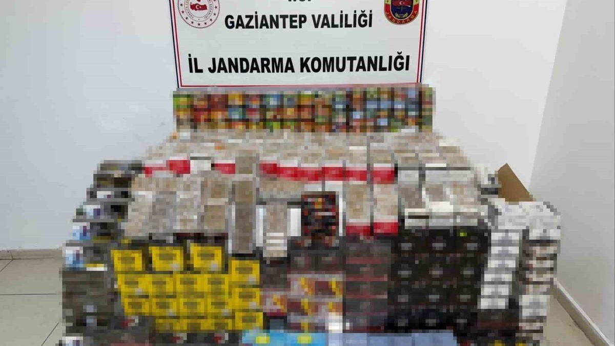 Gaziantep’te 1,8 milyon TL değerinde kaçak ürün el