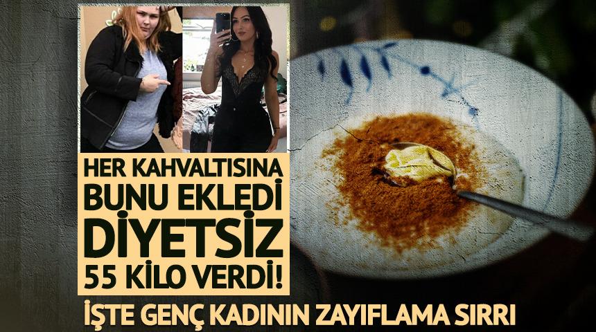 Her kahvaltısına bunu ekledi diyetsiz 55 kilo verdi! İşte gen&ccedil; kadının zayıflama sırrı