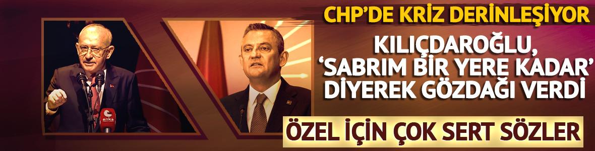 Kılı&ccedil;daroğlu'ndan &Ouml;zg&uuml;r &Ouml;zel'e sert s&ouml;zler! "İyi niyetim bir noktaya kadar" deyip rest &ccedil;ekti