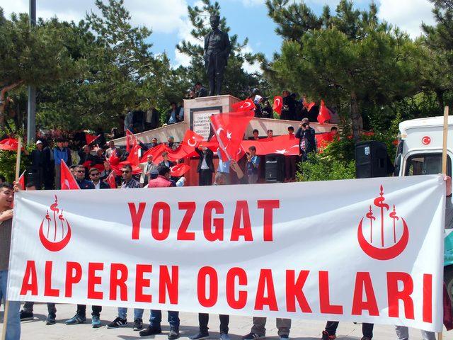 ABD ve İsrail, Yozgat'ta protesto edildi