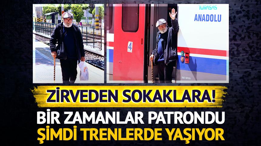 Zirveden sokaklara! Bir zamanlar patrondu şimdi trenlerde yaşıyor