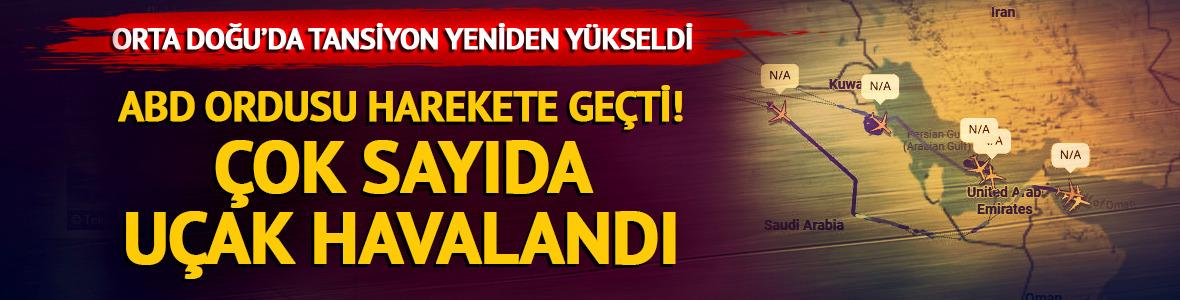 ABD ordusu harekete ge&ccedil;ti! Basra K&ouml;rfezi'nde yoğun hareketlilik