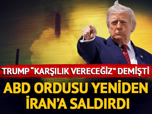 Helikopterin d&uuml;ş&uuml;r&uuml;lmesinin ardından ABD ordusu İran'a saldırdı
