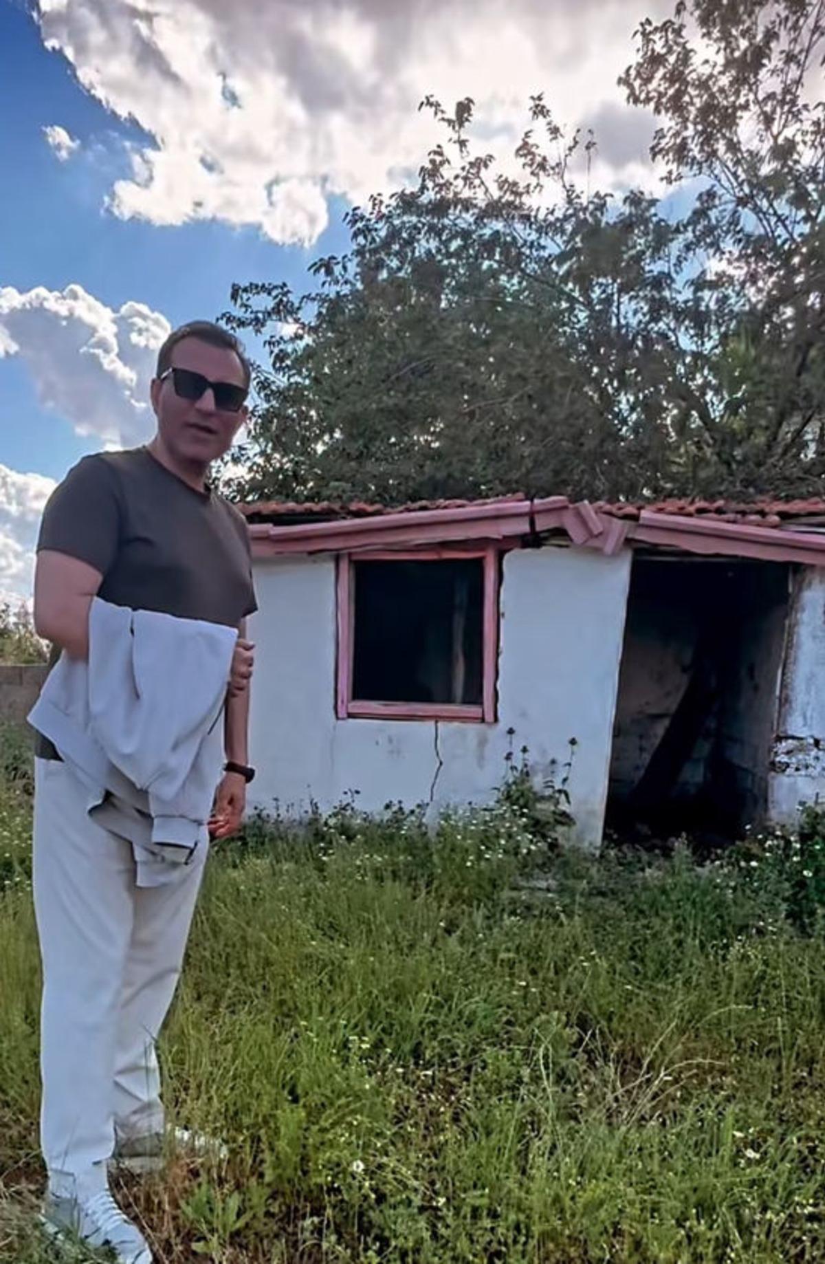 Rafet El Roman doğduğu evi paylaştı: "Her şey b&uuml;y&uuml;k &ouml;l&ccedil;&uuml;de yıkıldı" 1