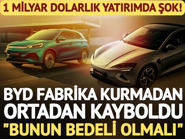 1 milyar dolarlık yatırım iptal: Fabrika kurmadan ortadan kayboldu
