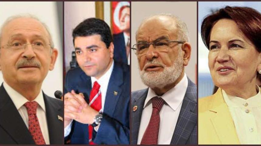 24 Haziran seçimleri için dört partiden 'sandık ittifakı'