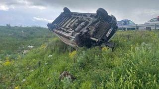 Kars’ta ticari araç şarampole devrildi: 1 yaralı