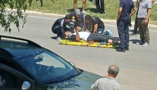 Elazığ&rsquo;da motosiklet devrildi: 1 yaralı