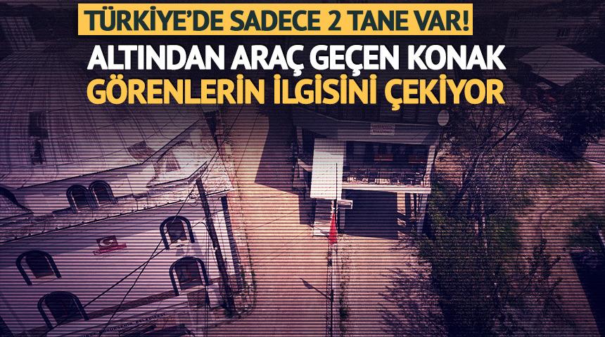 T&uuml;rkiye&rsquo;de sadece 2 tane var! Altından ara&ccedil; ge&ccedil;en konak ilgi &ccedil;ekiyor