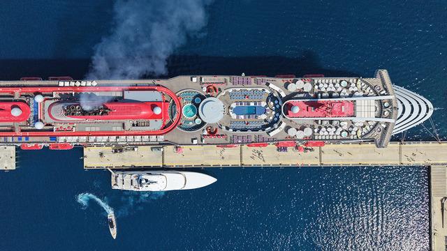 Bodrum'a Scarlet Lady kruvaziyeriyle 2 bin 521 turist geldi