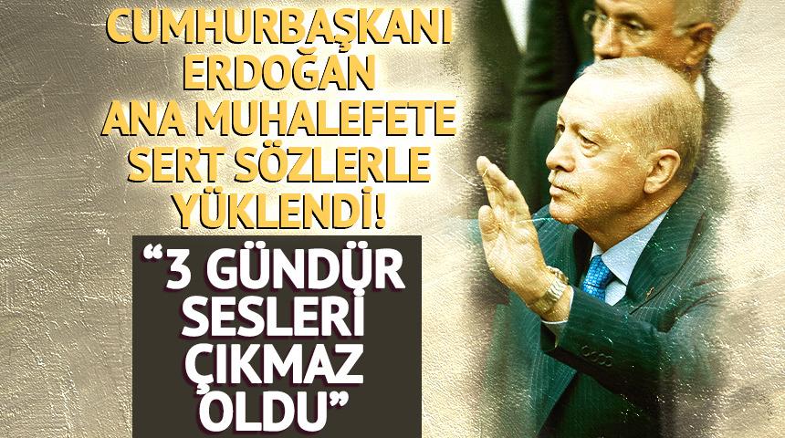 Cumhurbaşkanı Erdoğan'dan ana muhalefete: "Bu kafayla giderseniz milletten daha &ccedil;ok tokat yersiniz"