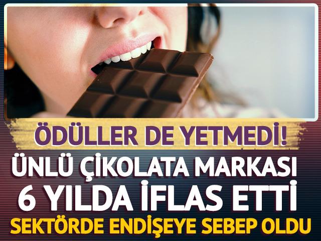 &Uuml;nl&uuml; &ccedil;ikolata markası 6 yılda iflas etti