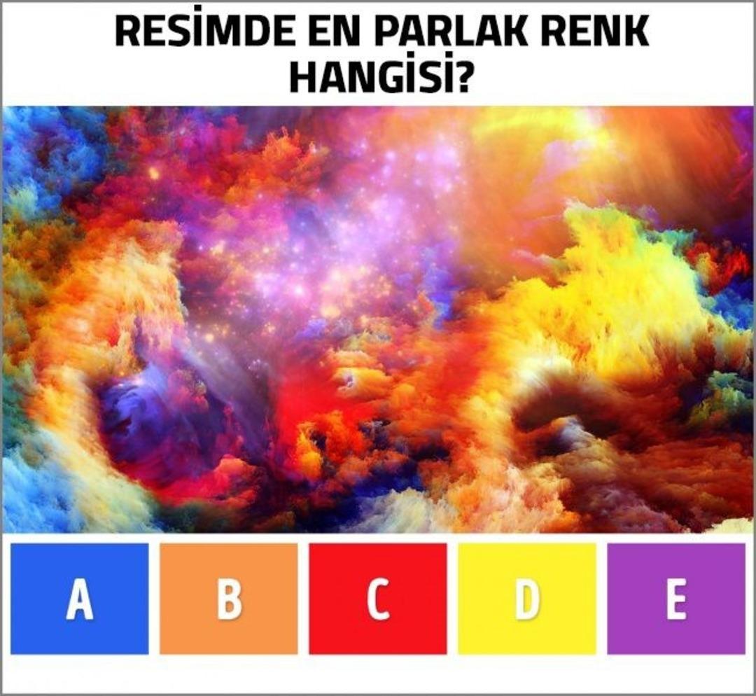 Zihin yaşını ortaya &ccedil;ıkaran renk testi 