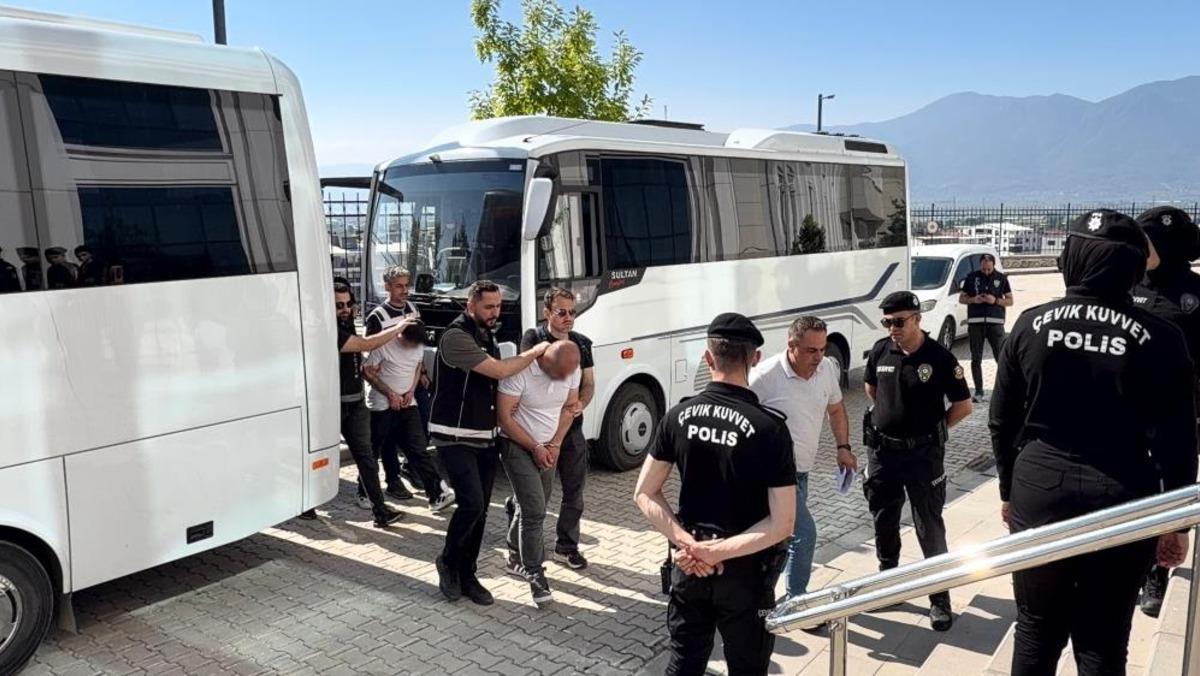 Bursa’da hava destekli uyuşturucu operasyonu: 17 tutuklama 1