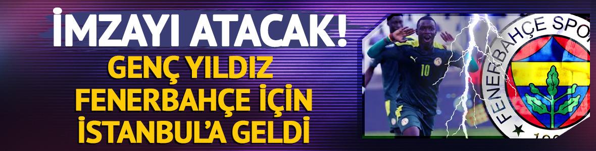 Amara Diouf, Fenerbah&ccedil;e i&ccedil;in İstanbul'a geldi