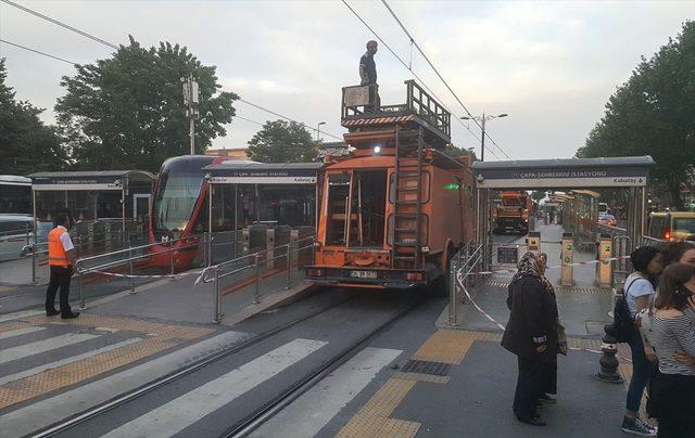 Teknik arıza tramvay seferlerini aksattı