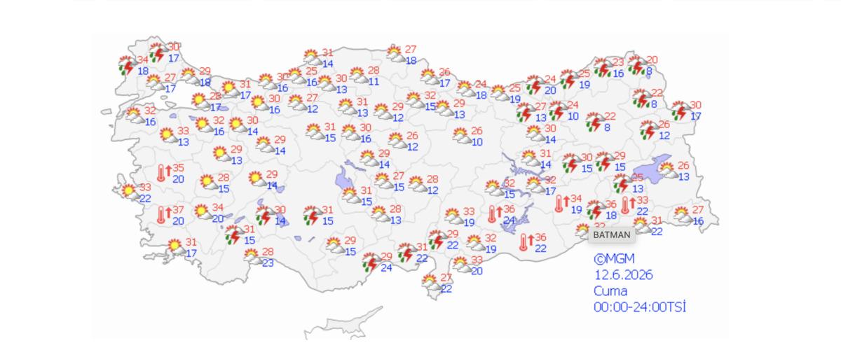 Balkanlardan geliyor! Hafta sonu planı yapanlar dikkat: Hava bir anda değişecek 6