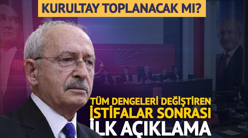 PM'deki istifalar sonrası Kılı&ccedil;daroğlu cephesinden ilk a&ccedil;ıklama
