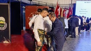 1100 yıl önceki gelenekle mezun oldular