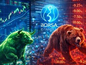 Borsada y&uuml;kselen ve d&uuml;şen ilk 5 hisse belli oldu