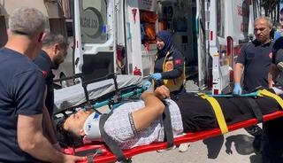 Sinop&rsquo;ta otomobil kapısına &ccedil;arpan motosikletli yaralandı