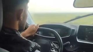 Hız göstergesi 159 km'yi gösteriyordu... Korkunç kazanın görüntüleri ortaya çıktı