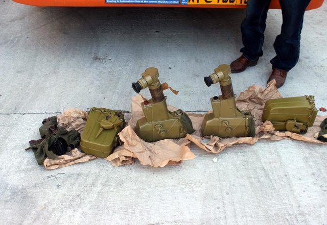 TIR'da antitank füze parçaları ele geçirilen İranlı şoföre tahliye