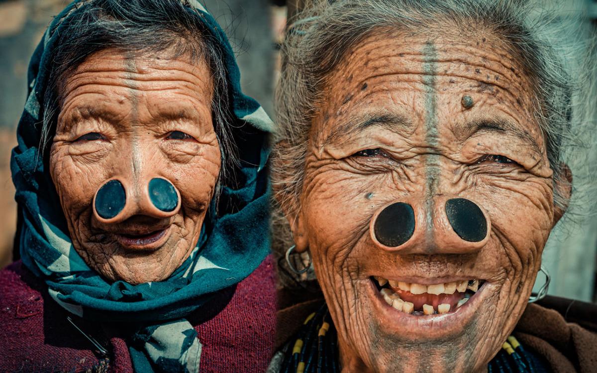 Bu kadınların d&ouml;rt burun deliği var! Nedeni ise şaşkınlık yaratıyor