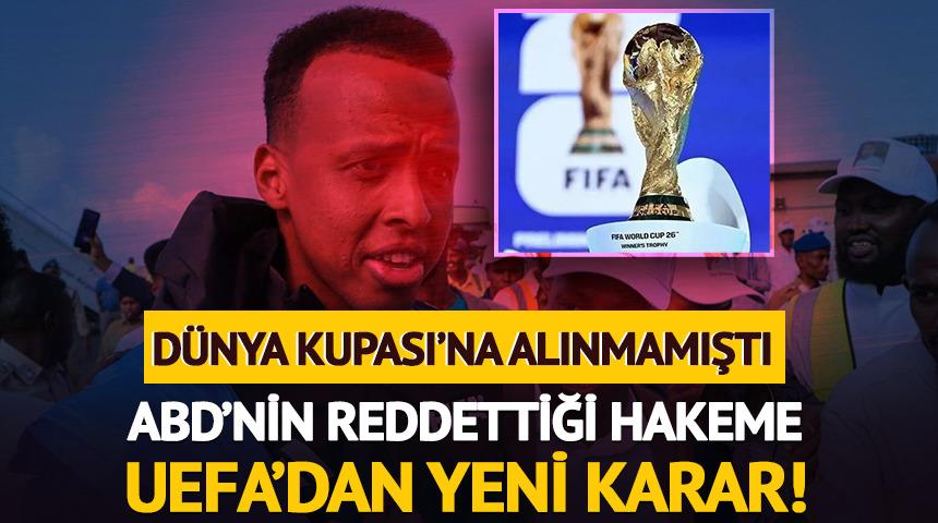 ABD&rsquo;nin reddettiği hakem Omar Artan'a UEFA'dan yeni g&ouml;rev!