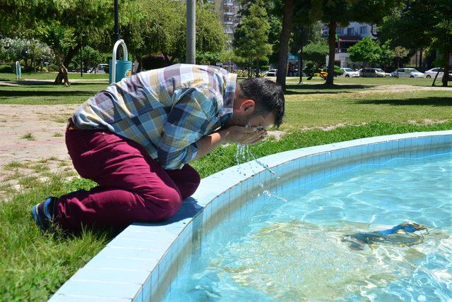 Adana'da sıcak bunalttı