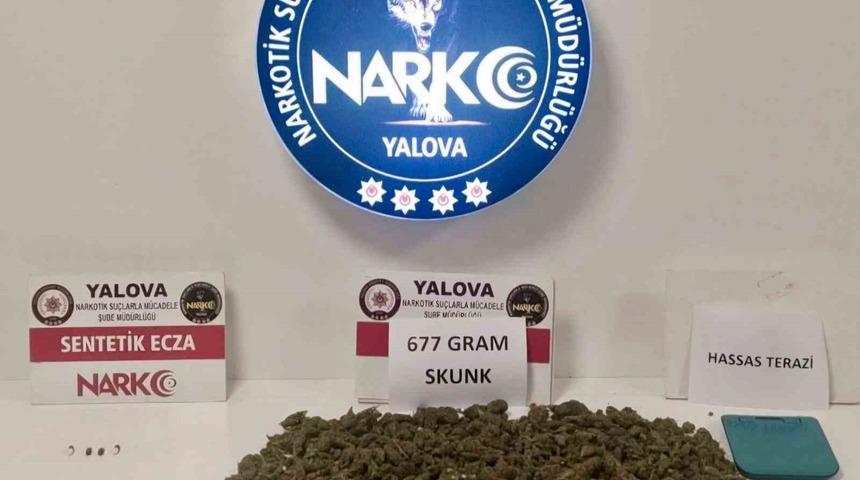 Yalova&rsquo;da uyuşturucu operasyonunda 2 tutuklama