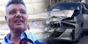 Kazalı l&uuml;ks aracını ilana koydu